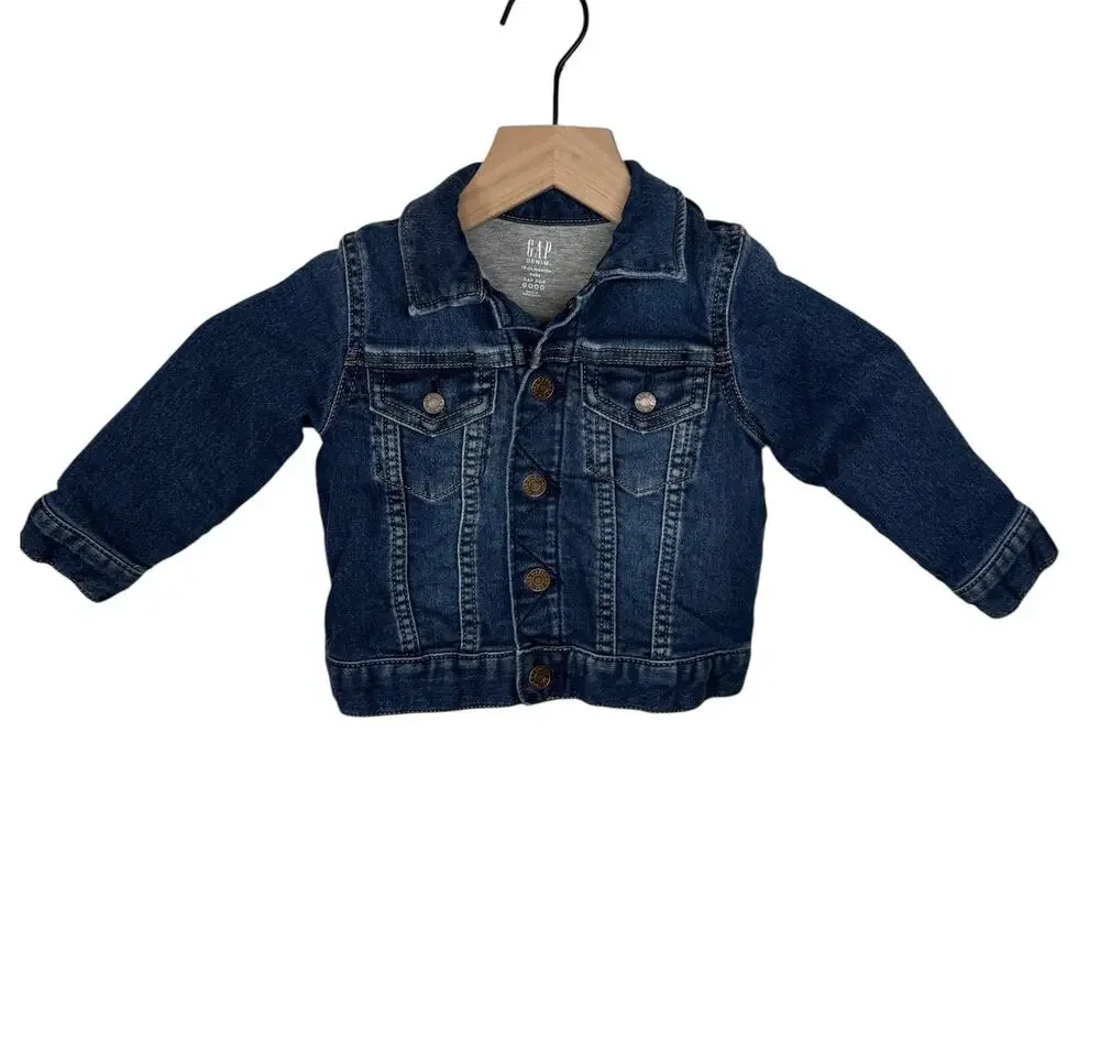 Gap Kids Denim Jacket 18–24 Months Blue Jean Trucker Style